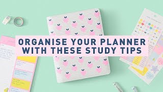 Organise your Planner with these Study Tips [upl. by Adnilab]