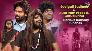 Sudigali Sudheer Auto Ramprasad amp Getup Srinu Hilarious Comedy Punches Extra JabardasthETV Telugu [upl. by Yendyc257]