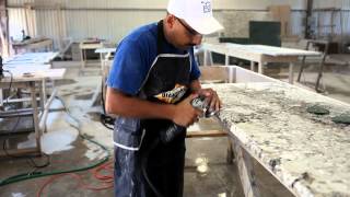 Polishing Step 5 Granite Fabrication Process [upl. by Hoisch]