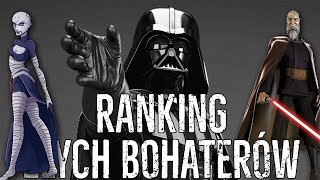 RANKING 9 Top 5 ZŁYCH BOHATERÓW w Star Wars [upl. by Noyrb]