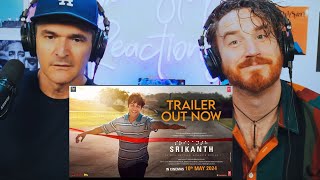 SRIKANTH Official Trailer RAJKUMMAR RAO  JYOTIKA ALAYA  REACTION [upl. by Yereffej]