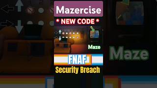 NEW 2024  Mazercise Code  FNAF Security Breach 💯👍 fnaf fnafsecuritybreach gaming shorts [upl. by Tak36]