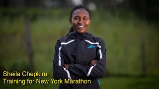 Sheila Chepkirui  WINNER NEW YORK MARATHON  Training Before the Race [upl. by Shien]