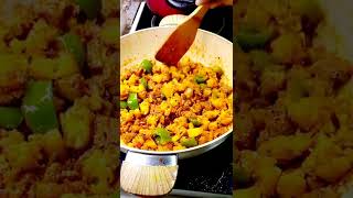 Cauliflower Alu Fry Recipe Fulkopi VajiFull Gobi Recipe Aloo Gobi Recipe In hindishorts [upl. by Aileme]