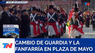 Regimientos de Granaderos Patricios e Iriarte realizaron el cambio de guardia [upl. by Colwen]