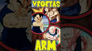 WHAT’S WRONG WITH VEGETAS ARM IT WONT HEAL dragonball dragonballdaima anime [upl. by Zobe]