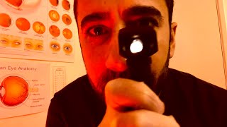 ASMR Eye Exam is Soft Spoken amp Unintelligible roleplay [upl. by Latnahc48]