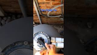 Backwash Your Pool Sand Filter diy tips poolmaintenance poolcleaner shorts pool [upl. by Giess]