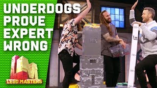 Jackson and Alex prove Brickman wrong  LEGO Masters 2020 [upl. by Morley]