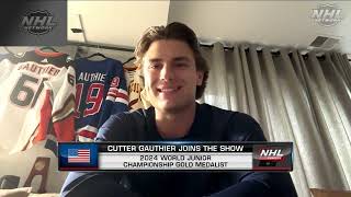 Cutter Gauthier Talks Upcoming Season [upl. by Godrich]