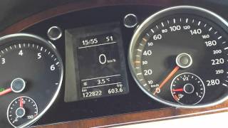 Passat CC 20TSI Acceleration 0200kmh [upl. by Demmy913]