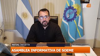 ASAMBLEA INFORMATIVA DE SOEME [upl. by Dera80]