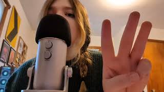 ASMR Stuttering Repetition and Hand Movements [upl. by Bayless220]