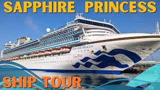 Sapphire Princess Cruise Ship Tour Full Walk Through [upl. by Phillip]