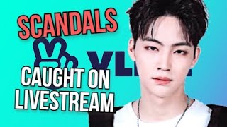 4 Times Questionable Behaviors of Idols Caught on Livestreams [upl. by Eicyak]