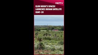 Elon Musks SpaceX Launches Indian Satellite GSAT20 [upl. by Drusie]