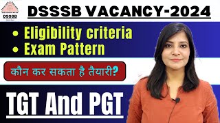 DSSSB Vacancy2024 DSSSB TGT and PGT vacancy 2024  DSSSB partA preparation dsssb dsssbpaper1 [upl. by Retloc]