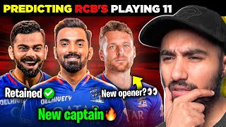 RCB NEEDS THEM👀 KL Rahul as CAPTAIN🔥 RCB Predicitions  IPL Auctions 2025 [upl. by Monsour]