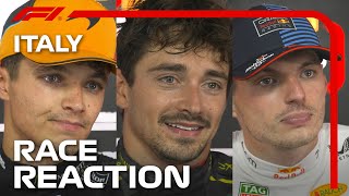 Drivers Reaction After the Race  2024 Italian Grand Prix [upl. by Ani]