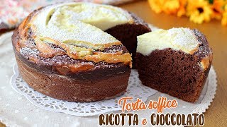 TORTA SOFFICE RICOTTA E CIOCCOLATO  Ricetta Facile  Ricotta and chocolate cake [upl. by Norman]