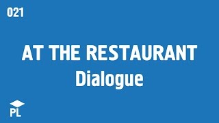 Learn European Portuguese Portugal  Dialogue at the restaurant [upl. by Pierro]