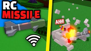 Mega Explosive RC MISSILE Funny Tutorial  Roblox Build a Boat for Treasure [upl. by Parish80]