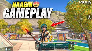 INDUS GAME NAAGIN CHARACTER GAMEPLAY 🌚  INDUS BATTLE ROYALE [upl. by Houser371]