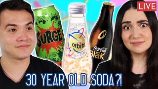 Trying Discontinued Sodas from the ‘90s [upl. by Lorianne396]