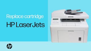 Replacing the Toner Cartridge  HP LaserJet Printers  HP Support [upl. by Ula484]