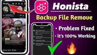 Honista Backup file Remove Problem Fixed  Honista Backup file problem  Honista features  Shadab [upl. by Geneva]