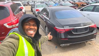 MINOR ACCIDENT ON THIS 2024 MERCEDES BENZ S580 CAUSING IT TO SELL FOR CHEAP AT COPART AUCTION [upl. by Saire]