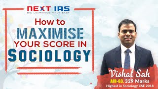 quotHow to maximise your score in Sociologyquot by Vishal Sah [upl. by Einnal]