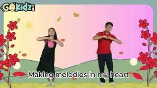 MAKING MELODIES IN MY HEART  Kids Happy Song  Joyful Song  Action Song [upl. by Milty]