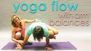 Yoga Flow with Arm Balances Advanced [upl. by Mendelsohn]