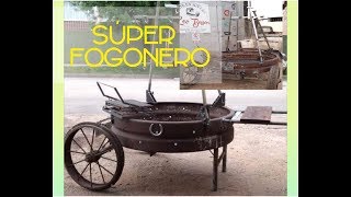 DIY Súper FOGONERO con LLANTA de hierro locosxelasado [upl. by Christean530]