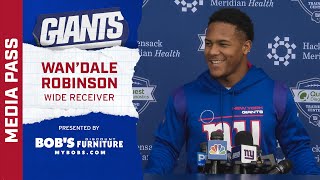 WanDale Robinson You never know where Im going to line up  New York Giants [upl. by Nave]