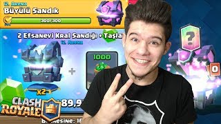 ÇİFTE EFSANEVİ KRAL SANDIĞI PAKETİ BÜYÜLÜDEN EFSO  Clash Royale [upl. by Aneed]