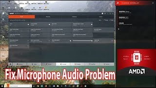 How to fix Problem AMD ReLive does not recording microphone audio [upl. by Coryden]