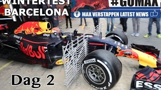 F1 Wintertest Report MAX VERSTAPPEN ON TRACK [upl. by Yrelbmik]