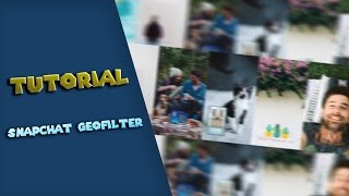 Snapchat Geofilter  Tutorial  Schtroobo [upl. by Aral]