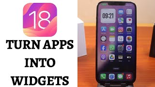 iOS 18 How to Turn Apps Into Widgets on iPhone [upl. by Aenat]