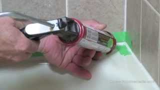 How To Remove And Apply Silicone To A Bathtub [upl. by Caffrey955]