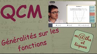 QCM  Généralités sur les fonctions  Seconde [upl. by Harragan931]