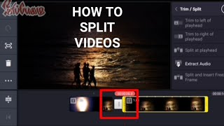 How to split videos in kinemaster in Tamil  Kinemaster [upl. by Sonia93]