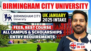 Birmingham City University All About for Indian Students  January Intake 2025  BCU University UK [upl. by Giglio]