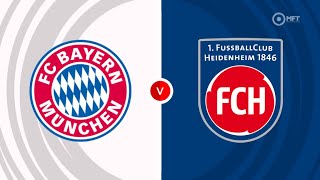 Bayern Munich vs Heidenheim 4  2  Highlights [upl. by Neleb]