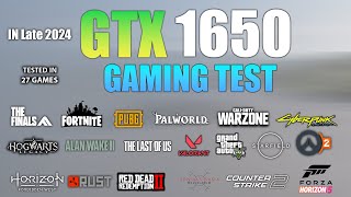 GTX 1650  Test in 27 Games  GTX 1650 Gaming [upl. by Nuawed474]