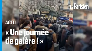 Chaos sur le RER A après la rupture dune caténaire [upl. by Ramu]