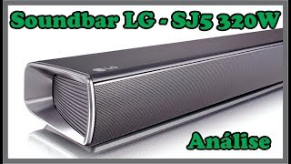 Soundbar LGSJ5 320w  Análise rápida [upl. by Adalia]