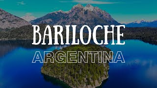 BARILOCHE ARGENTINA  Mountains Lake Nature  Drone Footage 4K [upl. by Rialc]